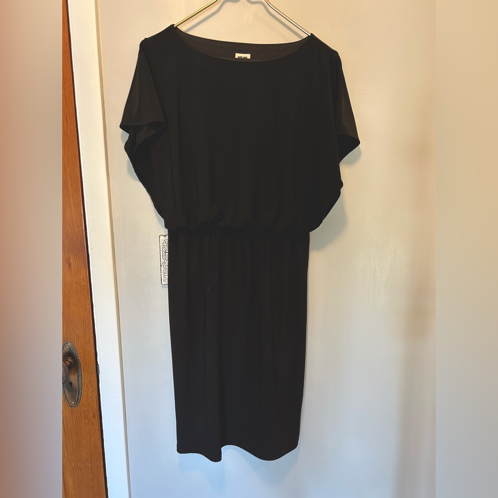 Anne Klein Black Midi Dress